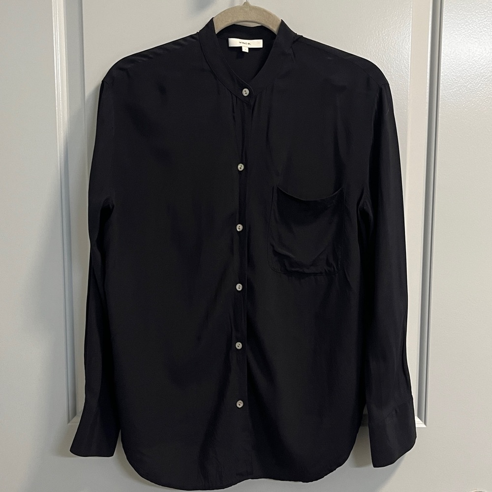 Vince Blouse, color: True Navy